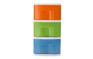 Cajonero Blanco multicolor
